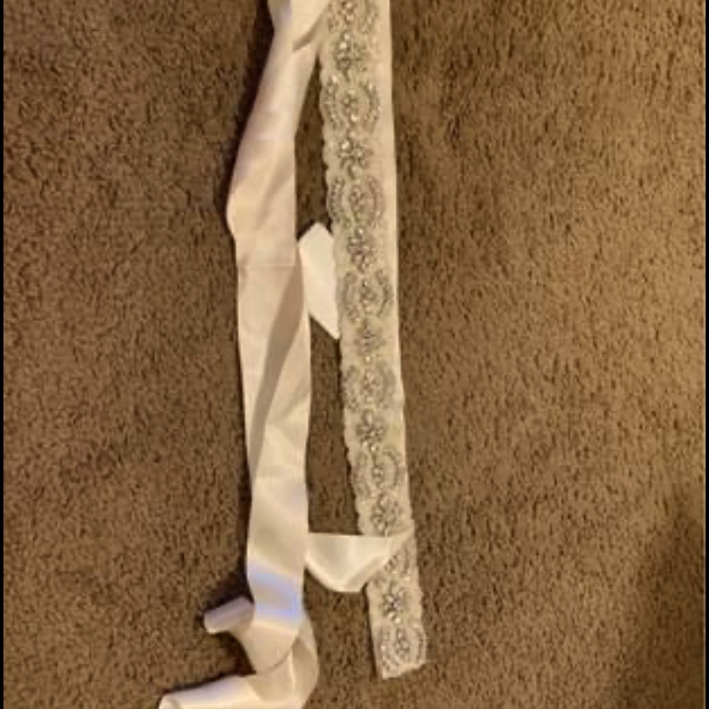 Ivory Bridal Sash